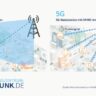 5G-Basisstation mit MIMO-Antenne